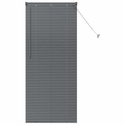 vidaXL Balkenjalousien Dunkelgrau 175 x 75 cm Aluminium
