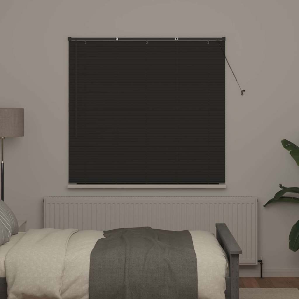vidaXL Balkenjalousien Dunkelgrau 175 x 140 cm Aluminium