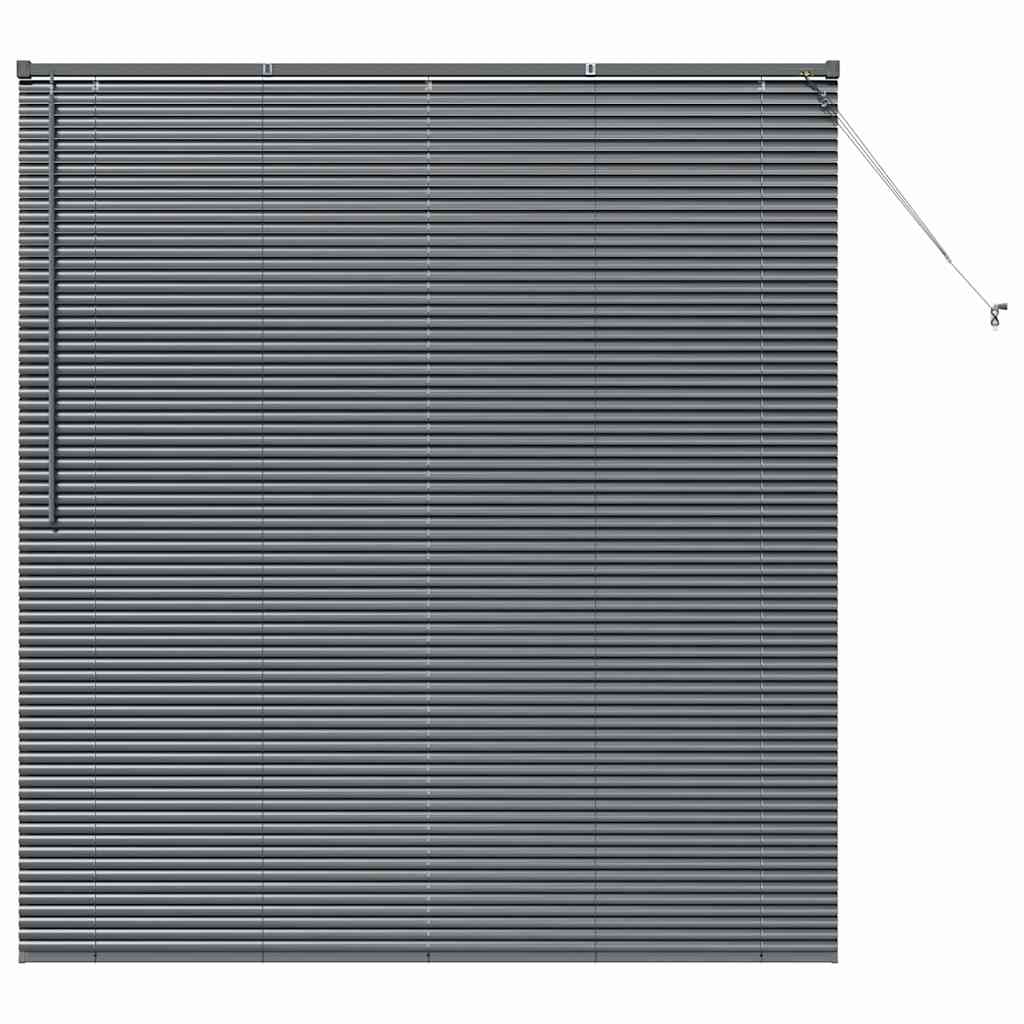 vidaXL Balkenjalousien Dunkelgrau 175 x 155 cm Aluminium