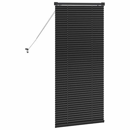 vidaXL Balkenjalousien Schwarz 60 x 2,5 x 130 cm Aluminium