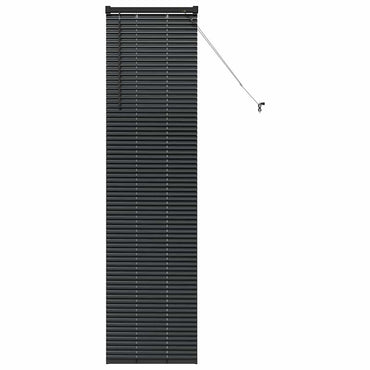 vidaXL Balkenjalousien Schwarz 175 x 45 cm Aluminium