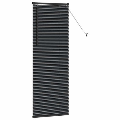 vidaXL Balkenjalousien Schwarz 175 x 65 cm Aluminium