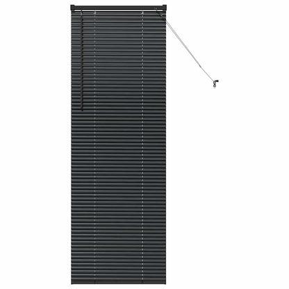 vidaXL Balkenjalousien Schwarz 175 x 65 cm Aluminium