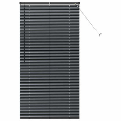 vidaXL Balkenjalousien Schwarz 175 x 90 cm Aluminium