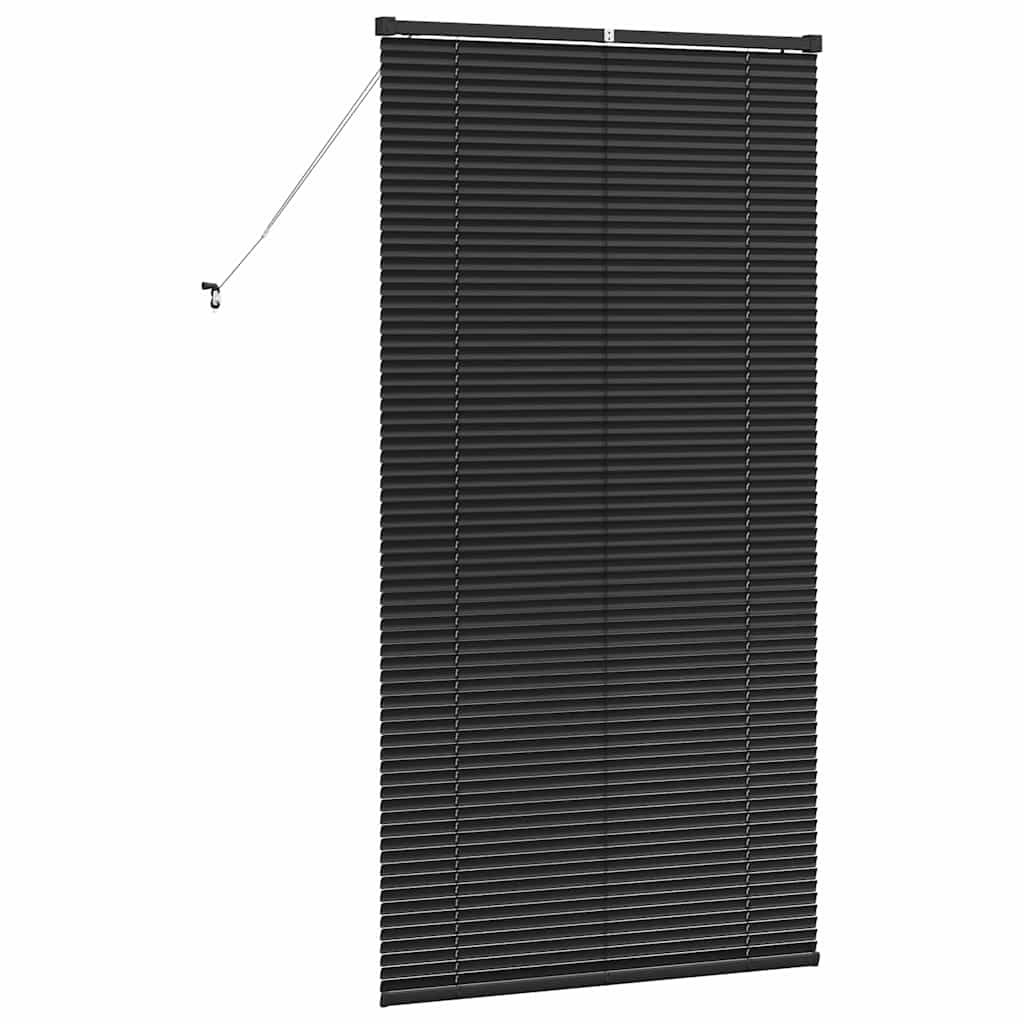 vidaXL Balkenjalousien Schwarz 175 x 95 cm Aluminium