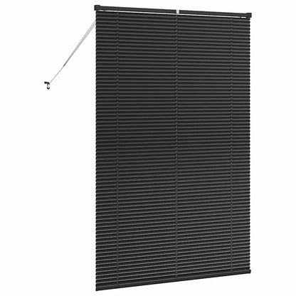 vidaXL Balkenjalousien Schwarz 175 x 115 cm Aluminium