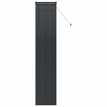 vidaXL Balkenjalousien Schwarz 220 x 50 cm Aluminium