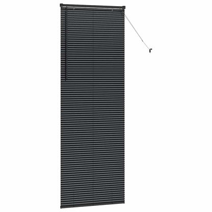 vidaXL Balkenjalousien Schwarz 220 x 70 cm Aluminium