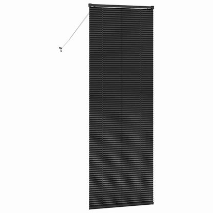 vidaXL Balkenjalousien Schwarz 220 x 70 cm Aluminium