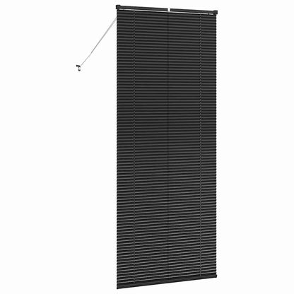 vidaXL Balkenjalousien Schwarz 220 x 85 cm Aluminium