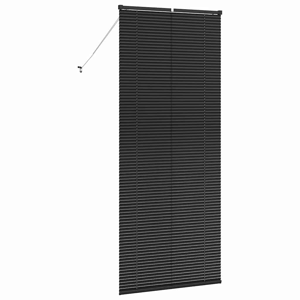 vidaXL Balkenjalousien Schwarz 220 x 95 cm Aluminium
