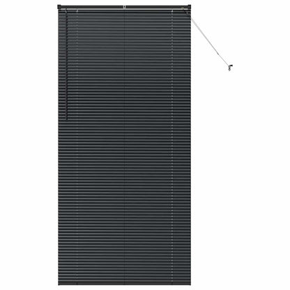 vidaXL Balkenjalousien Schwarz 220 x 105 cm Aluminium