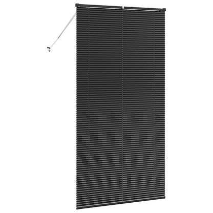 vidaXL Balkenjalousien Schwarz 220 x 110 cm Aluminium