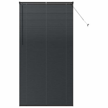 vidaXL Balkenjalousien Schwarz 220 x 115 cm Aluminium