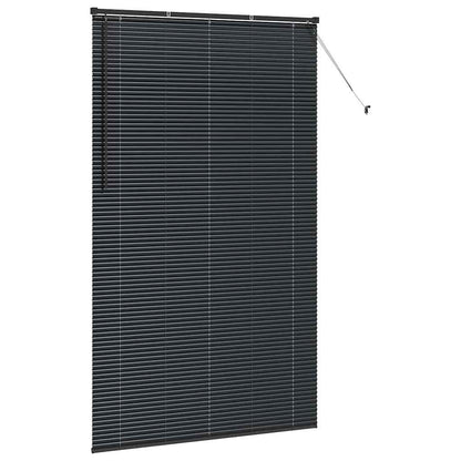 vidaXL Balkenjalousien Schwarz 220 x 130 cm Aluminium