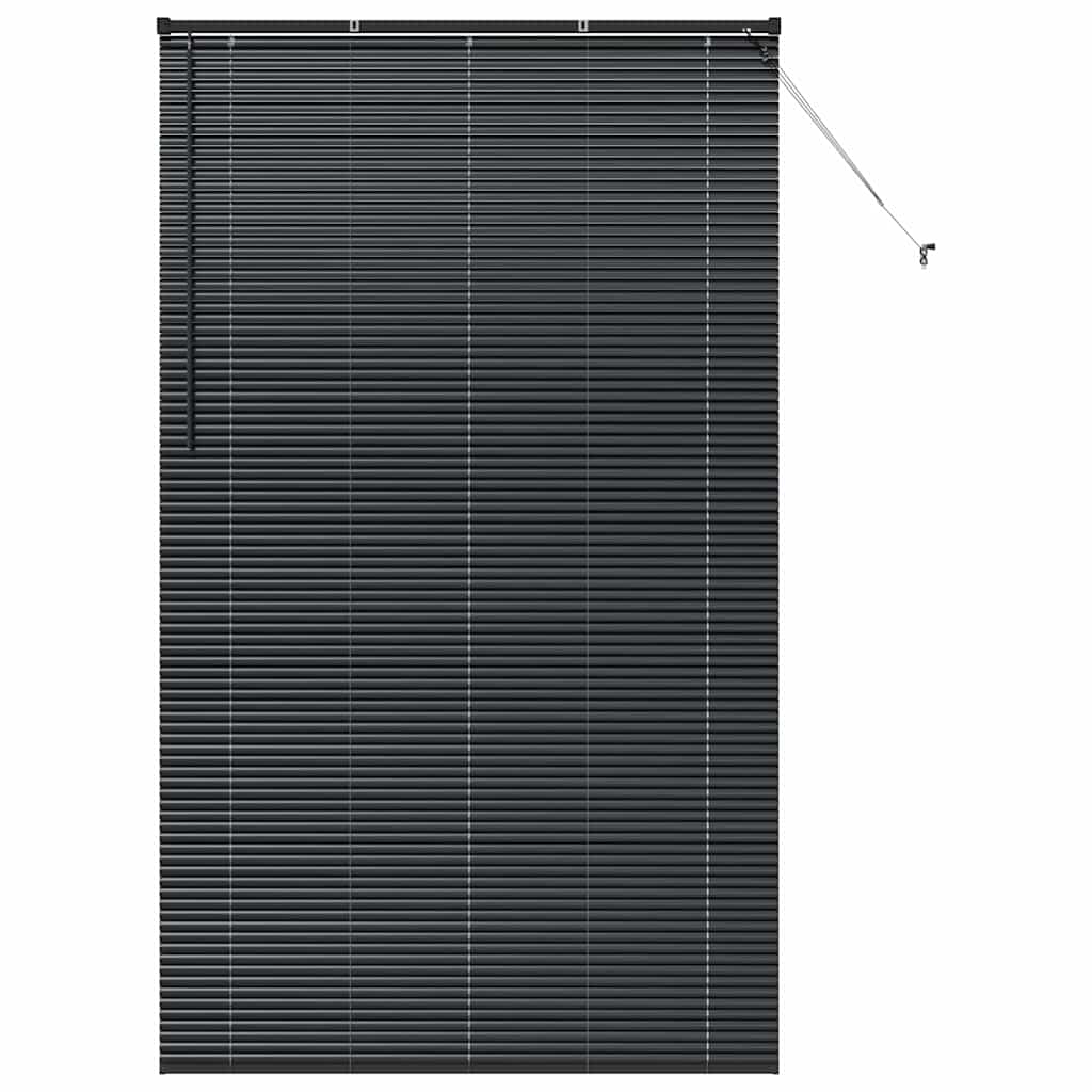 vidaXL Balkenjalousien Schwarz 220 x 130 cm Aluminium