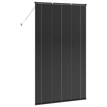 vidaXL Balkenjalousien Schwarz 220 x 135 cm Aluminium