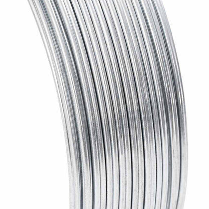 Zaunbindedraht Silber 33 m Heißgetauchter verzinkter Draht