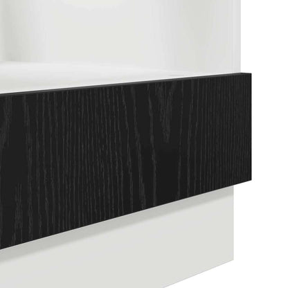 Hängeschrank Schwarz Eichen-Optik 60 x 46 x 81,5 cm