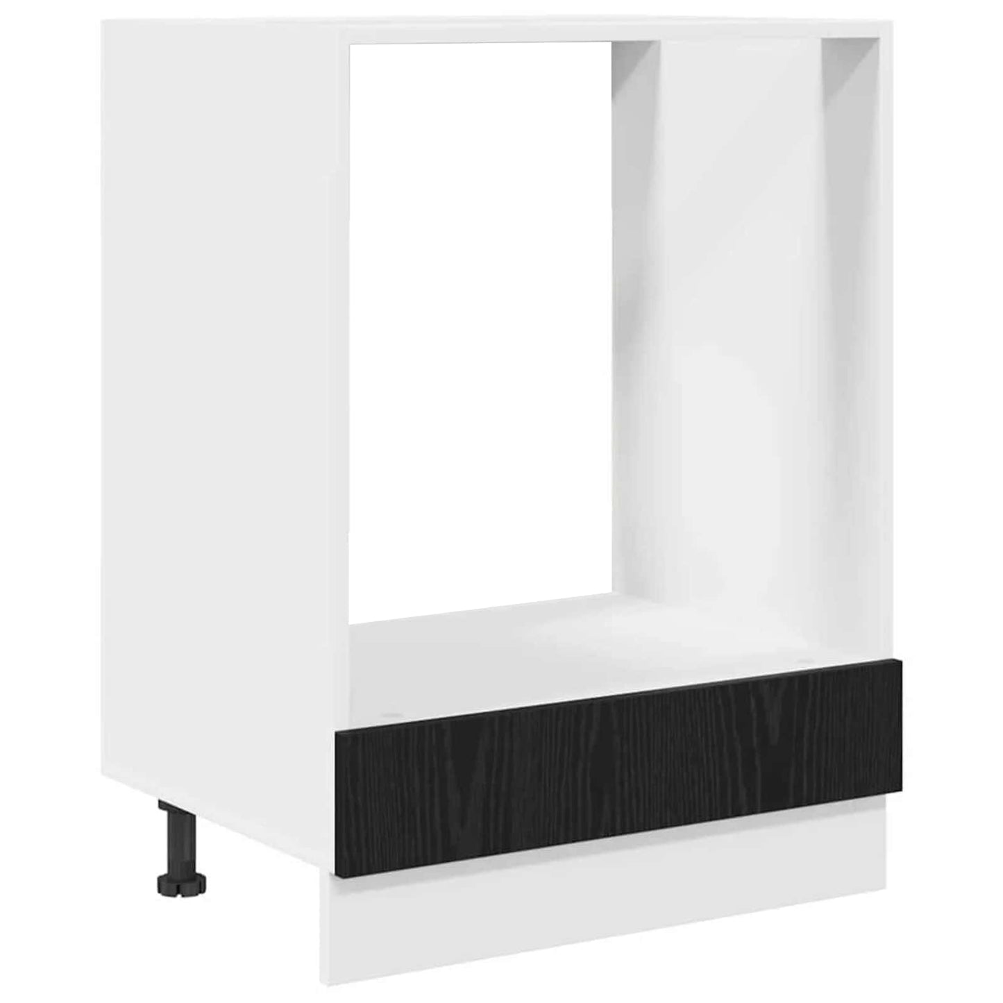 Hängeschrank Schwarz Eichen-Optik 60 x 46 x 81,5 cm