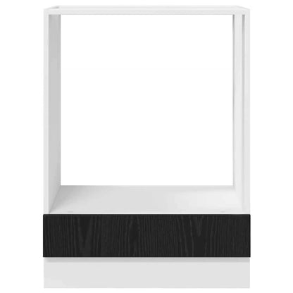 Hängeschrank Schwarz Eichen-Optik 60 x 46 x 81,5 cm