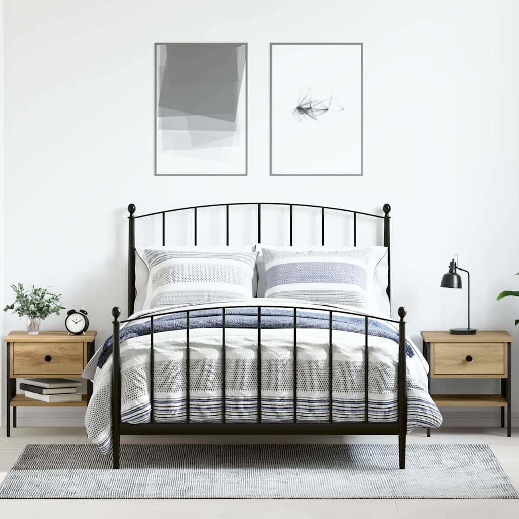 Nachttisch mit Schubladen 2 pcs Artisan-Eiche 40 x 42 x 45 cm