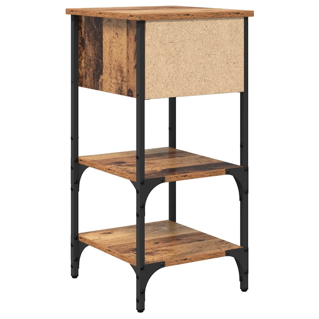 vidaXL Nachttisch mit Schubladen 2 pcs Braun 33,5 x 36 x 70 cm
