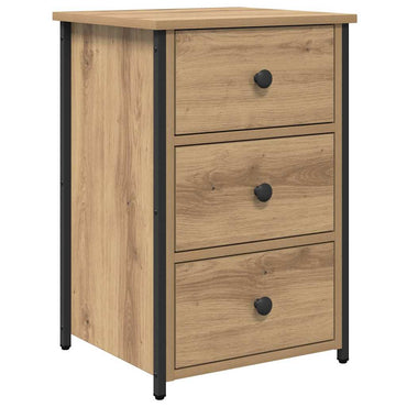 vidaXL Table de chevet marron 40 x 36 x 60 cm bois de récupération massif
