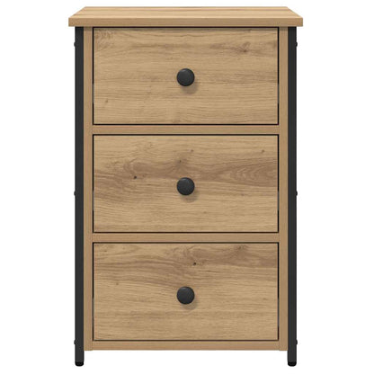 vidaXL Table de chevet marron 40 x 36 x 60 cm bois de récupération massif