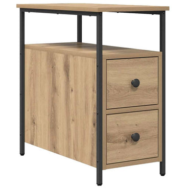vidaXL Nachttisch Artisan-Eiche 30 x 60 x 60 cm Holzwerkstoff