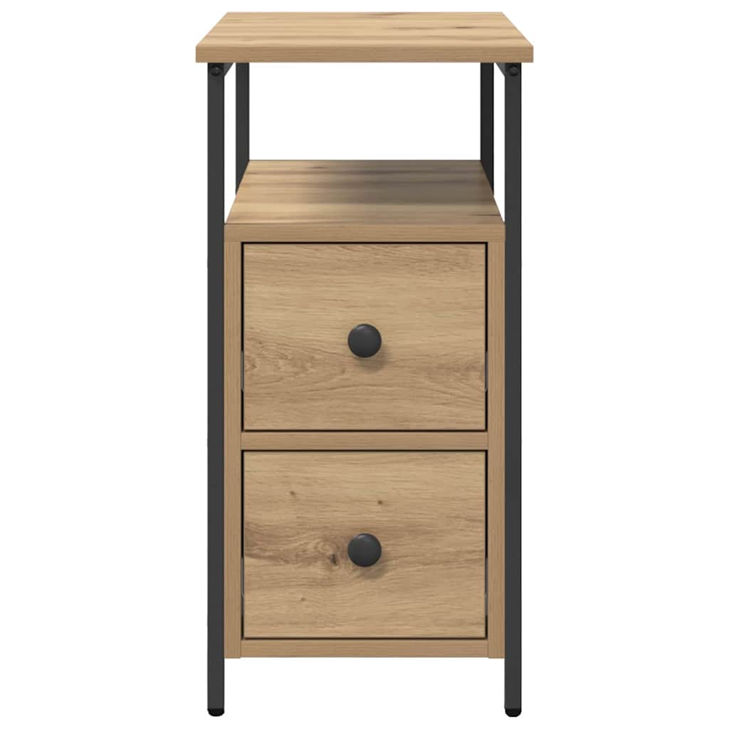 vidaXL Nachttisch Artisan-Eiche 30 x 60 x 60 cm Holzwerkstoff
