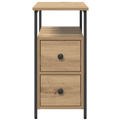vidaXL Nachttisch Artisan-Eiche 30 x 60 x 60 cm Holzwerkstoff