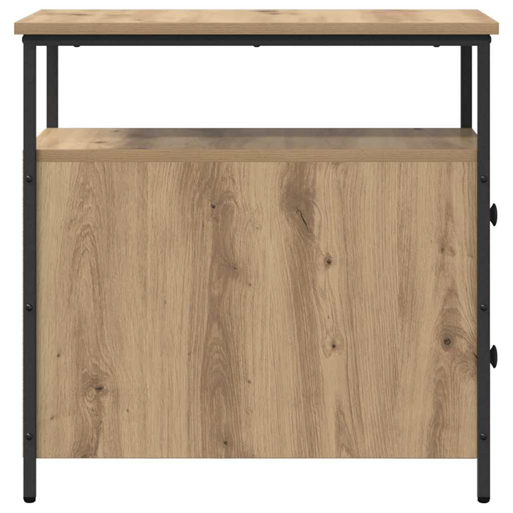 vidaXL Nachttisch Artisan-Eiche 30 x 60 x 60 cm Holzwerkstoff