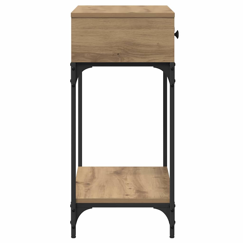 Konsolentisch Artisan-Eiche 75 x 34.5 x 75 cm Holzwerkstoff