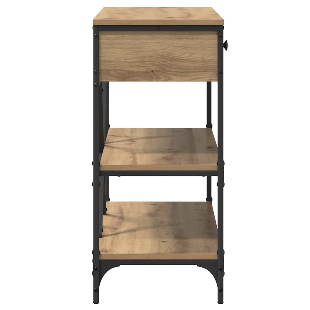Konsolentisch mit Schubladen Braun 100 x 34,5 x 75 cm Holz