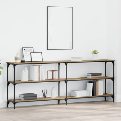 vidaXL Konsolentisch Artisan-Eiche 200 x 29 x 75 cm