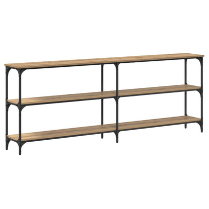 vidaXL Konsolentisch Artisan-Eiche 200 x 29 x 75 cm