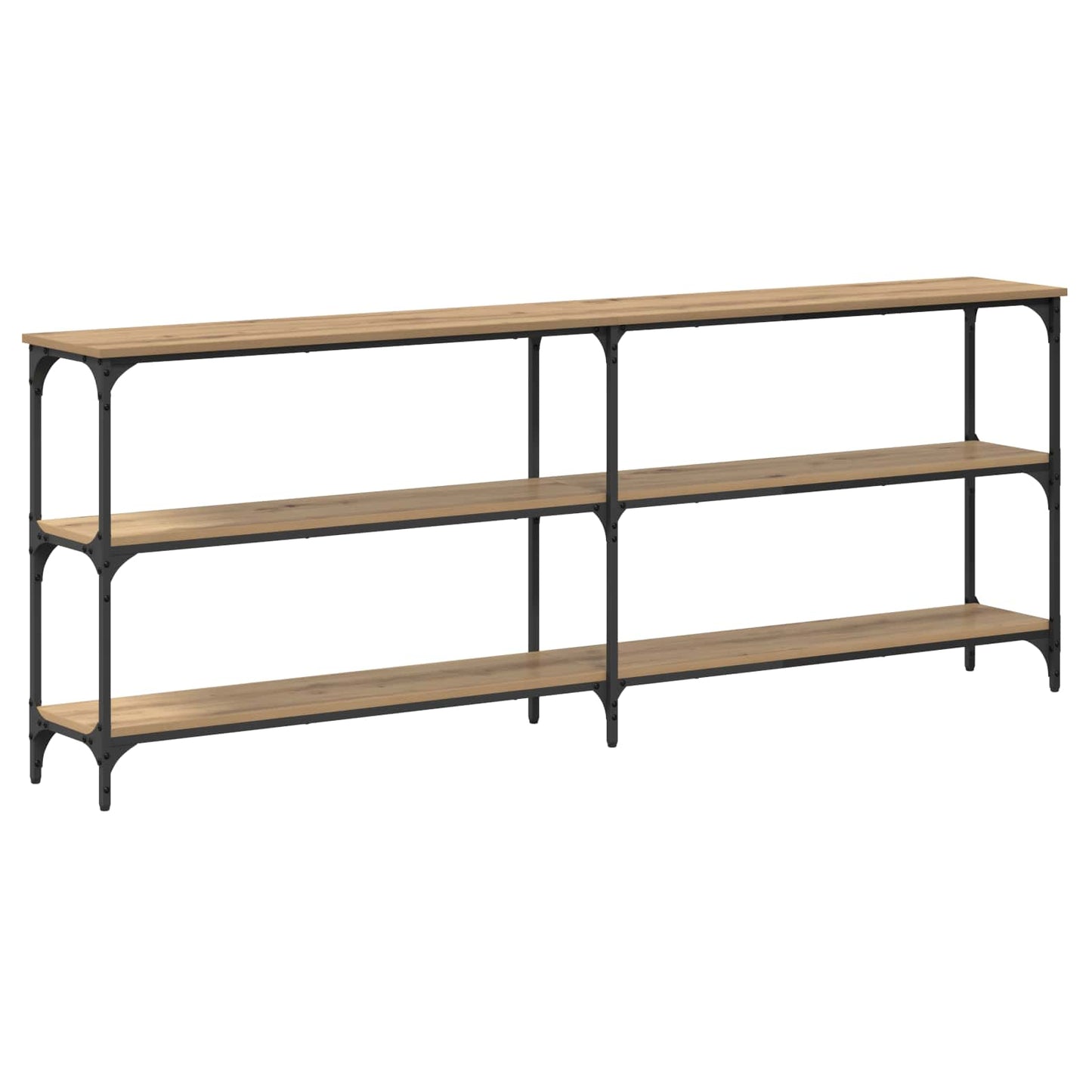 vidaXL Konsolentisch Artisan-Eiche 200 x 29 x 75 cm