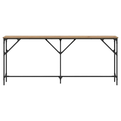 vidaXL Konsolentisch Artisan-Eiche 180 x 23 x 75 cm