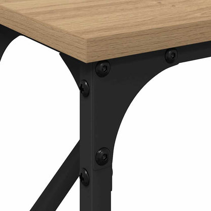 vidaXL Konsolentisch Artisan-Eiche 140 x 23 x 75 cm