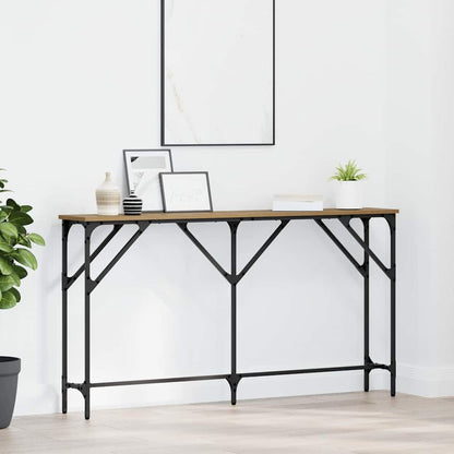 vidaXL Konsolentisch Artisan-Eiche 140 x 23 x 75 cm