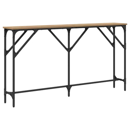 vidaXL Konsolentisch Artisan-Eiche 140 x 23 x 75 cm