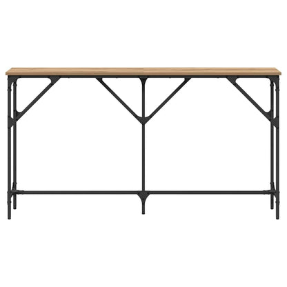 vidaXL Konsolentisch Artisan-Eiche 140 x 23 x 75 cm