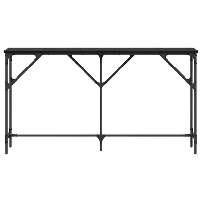 vidaXL Konsolentisch Schwarz Eichen-Optik 140 x 23 x 75 cm