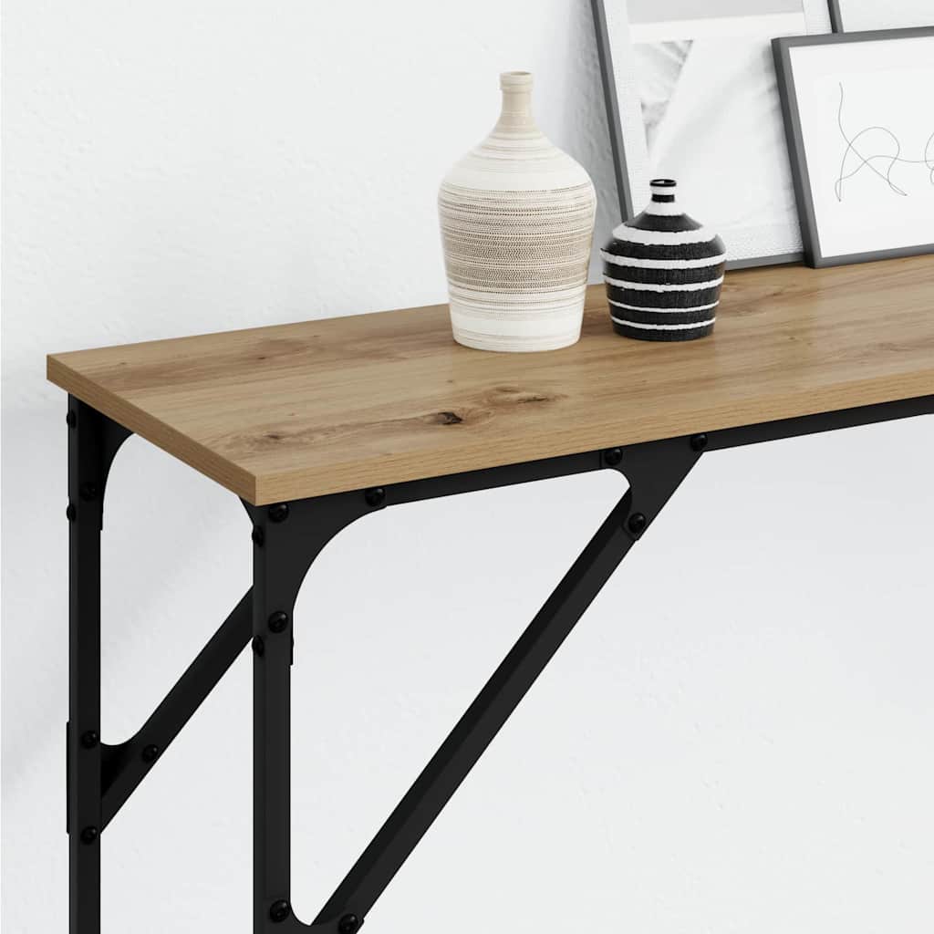 vidaXL Konsolentisch Artisan-Eiche 200 x 29 x 75 cm