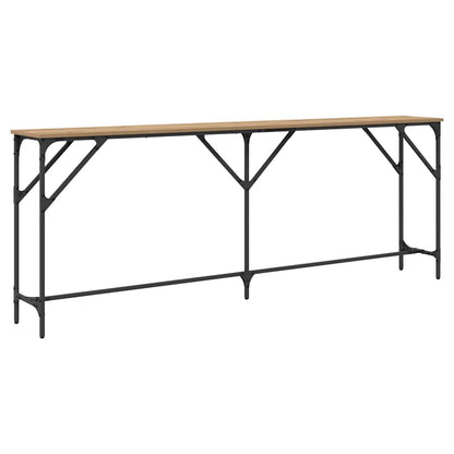 vidaXL Konsolentisch Artisan-Eiche 200 x 29 x 75 cm