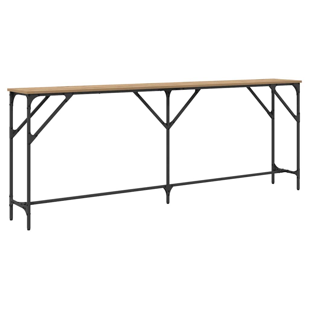 vidaXL Konsolentisch Artisan-Eiche 200 x 29 x 75 cm