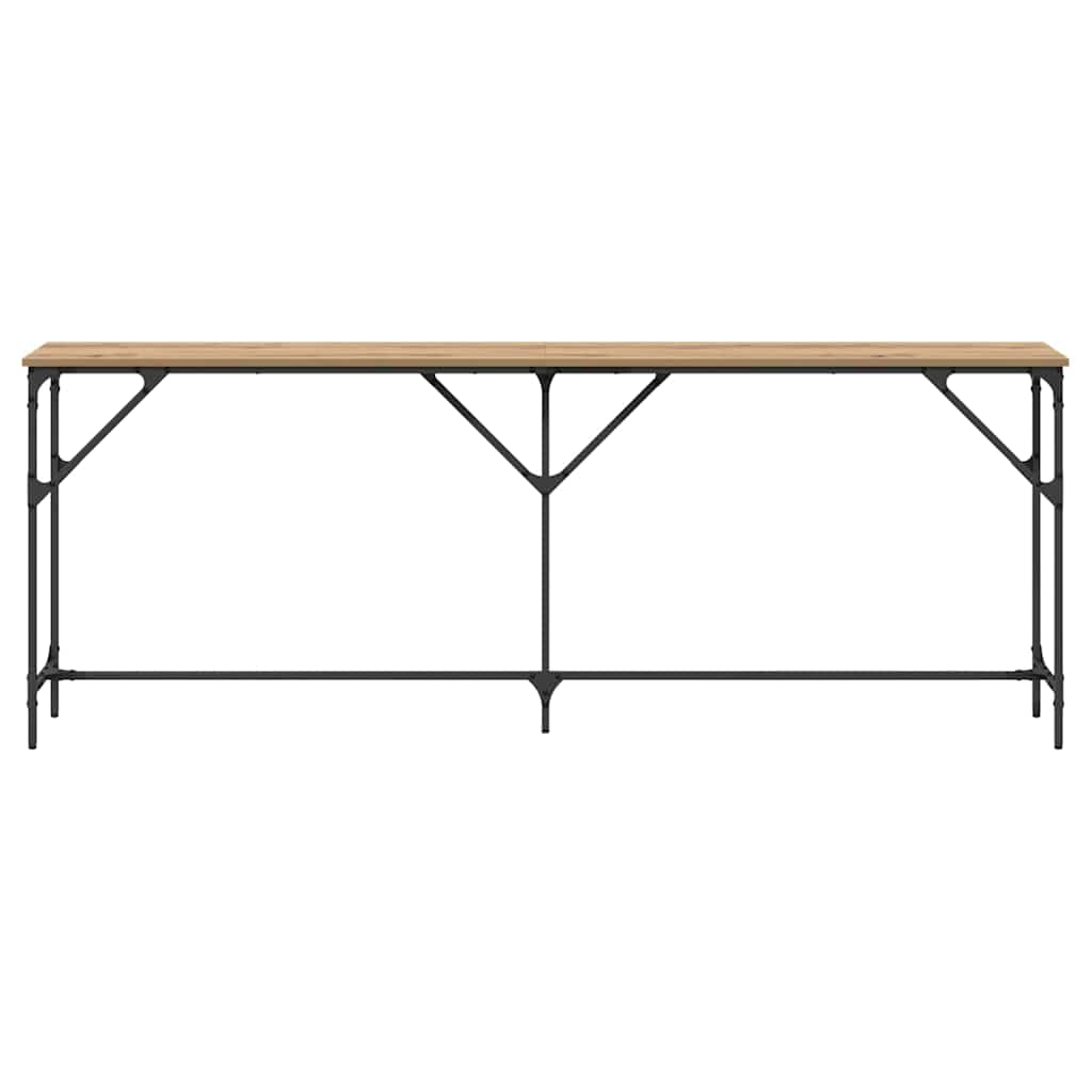 vidaXL Konsolentisch Artisan-Eiche 200 x 29 x 75 cm