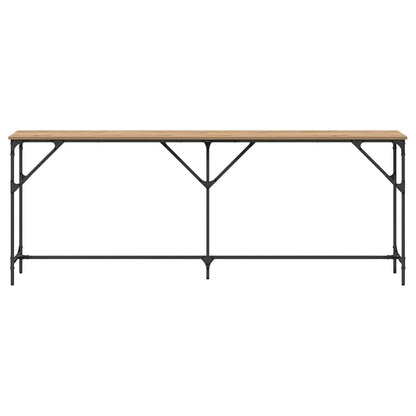 vidaXL Konsolentisch Artisan-Eiche 200 x 29 x 75 cm