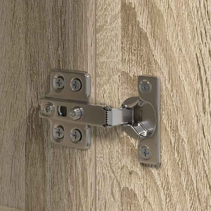 vidaXL Küchenschrank mit Regal Beige 35 x 50 x 180 cm Holzwerkstoff